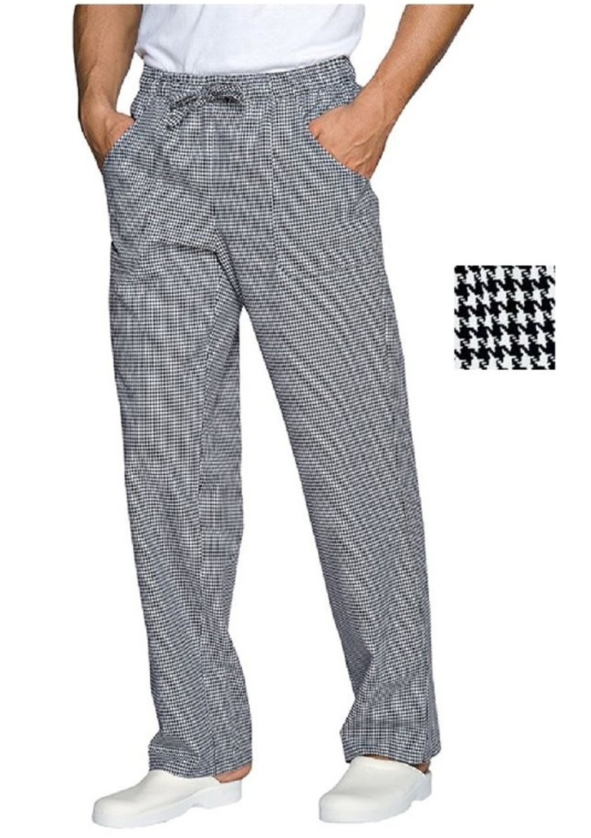 Pantalaccio a quadretti per chef cuoco. Personalizzabile con il tuo logo