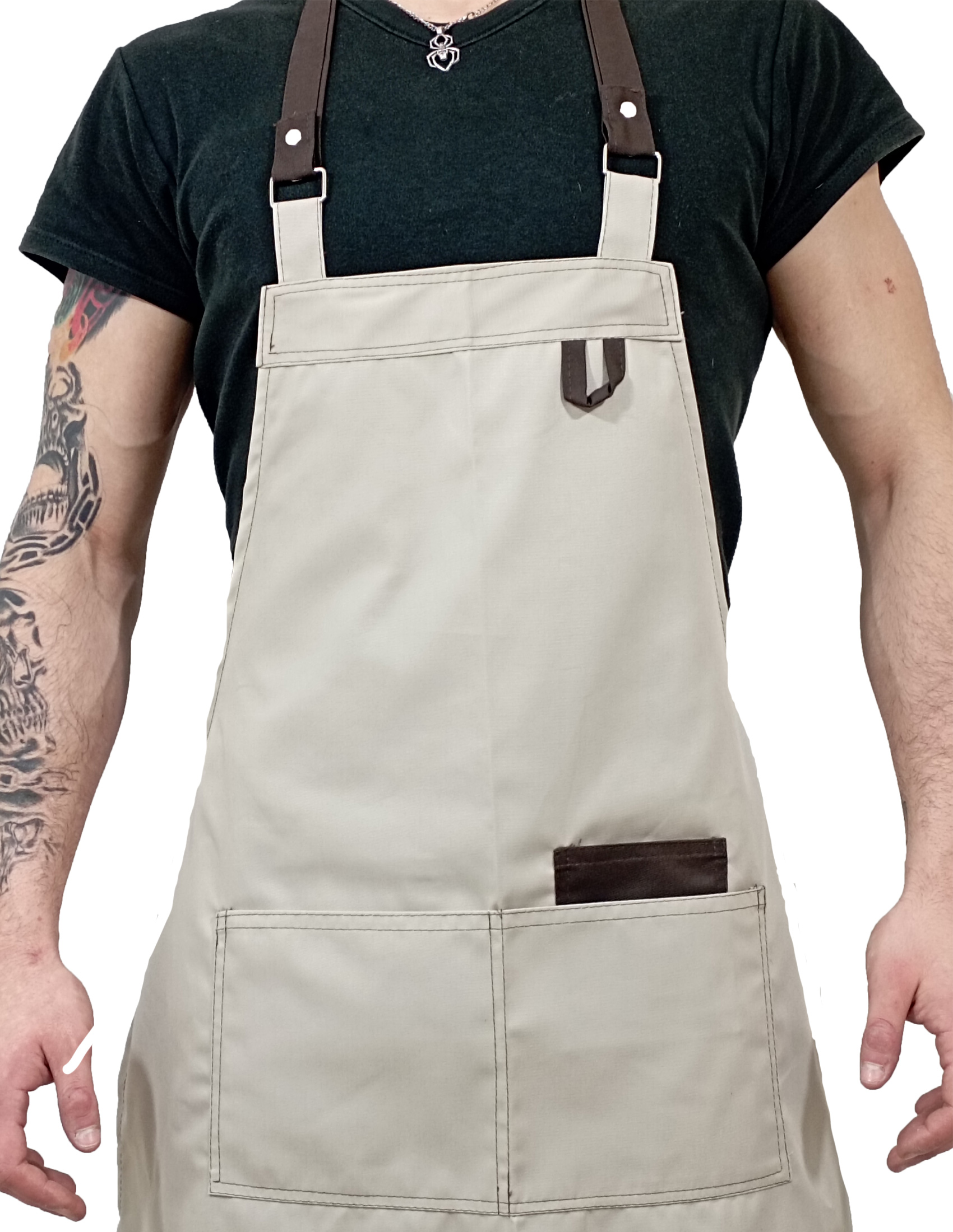 Delantal de trabajo Unise. Personalizable con su logotipo