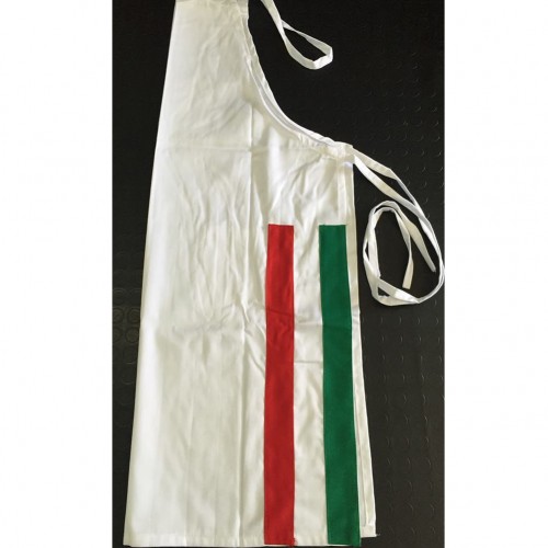 Tablier de cuisine tricolore italien. Personnalisable avec votre logo