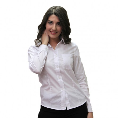 Chemise en coton pour femme. Personnalisable avec votre logo