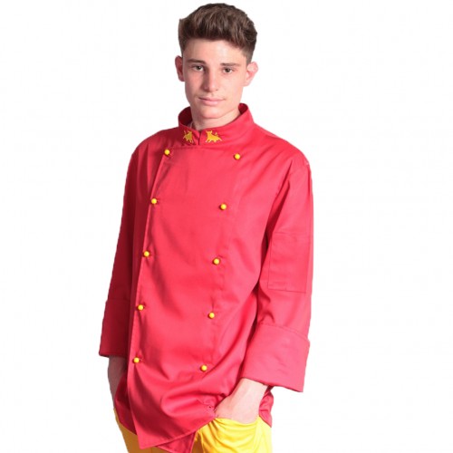 Giacca da cuoco in diverse colorazioni. Personalizzabile con il tuo logo