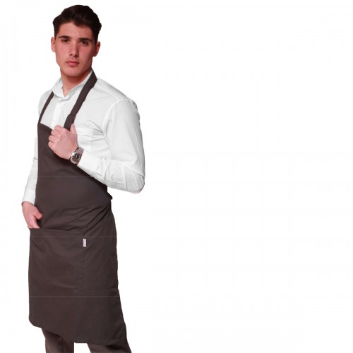 Grembiule da cucina uomo con tasca regolabile. Personalizzabile con il tuo logo