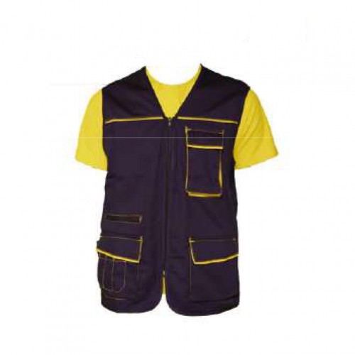 Gilet smanicato multitasche da uomo. Personalizzabile con il tuo logo
